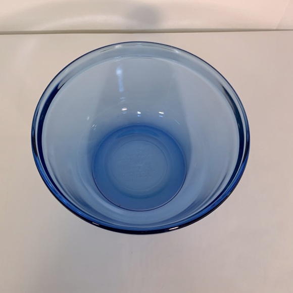 Anchor Hocking Ovenware mixing bowl cobalt blue 2.5 quart 1058 USA - Picture 3 of 9